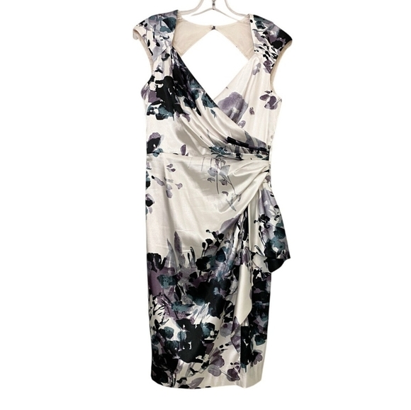 NWOT Maggy London Elegant Floral Print Dress - Picture 1 of 15